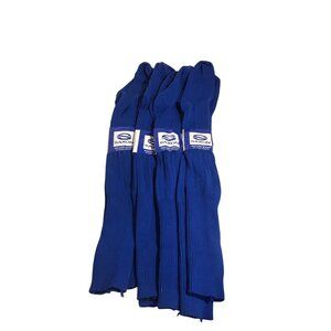Saxon Blue Soccer Socks Nylon Stretch Size 10-13 Shoe Size 7-12 Pack Of 4